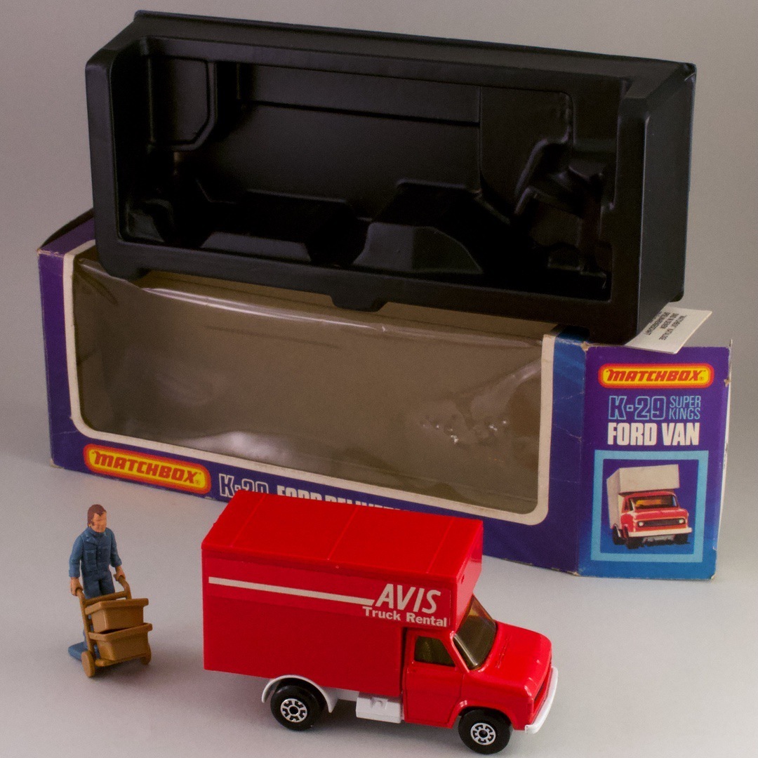 イギリス マッチボックス(matchbox) new Speed Kings FORD DELIVERY VAN K-29 1977拍卖