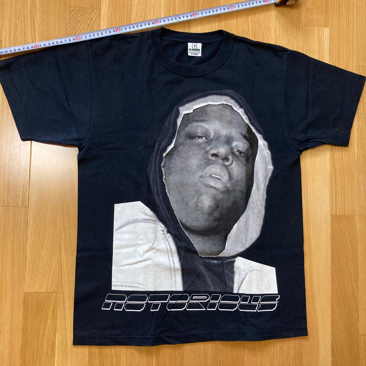 未使用に近いBiggie Smalls ビギー Tシャツ サイズXL 黒 HIPHOP ヒップホップ RAP ノートリアス big 着用数回 think big拍卖