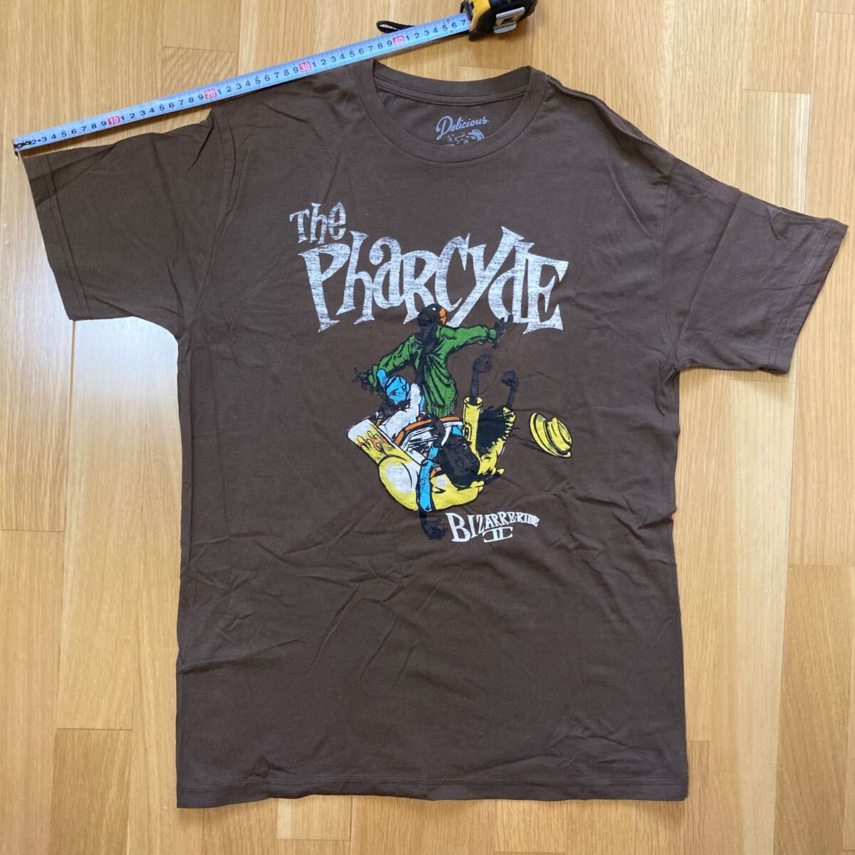 未使用 ファーサイド 公式 tシャツ サイズL 茶 DELICIOUS VINYL デリシャスヴァイナル The Pharcyde Bizarre Ride Jay Dee Runnin拍卖