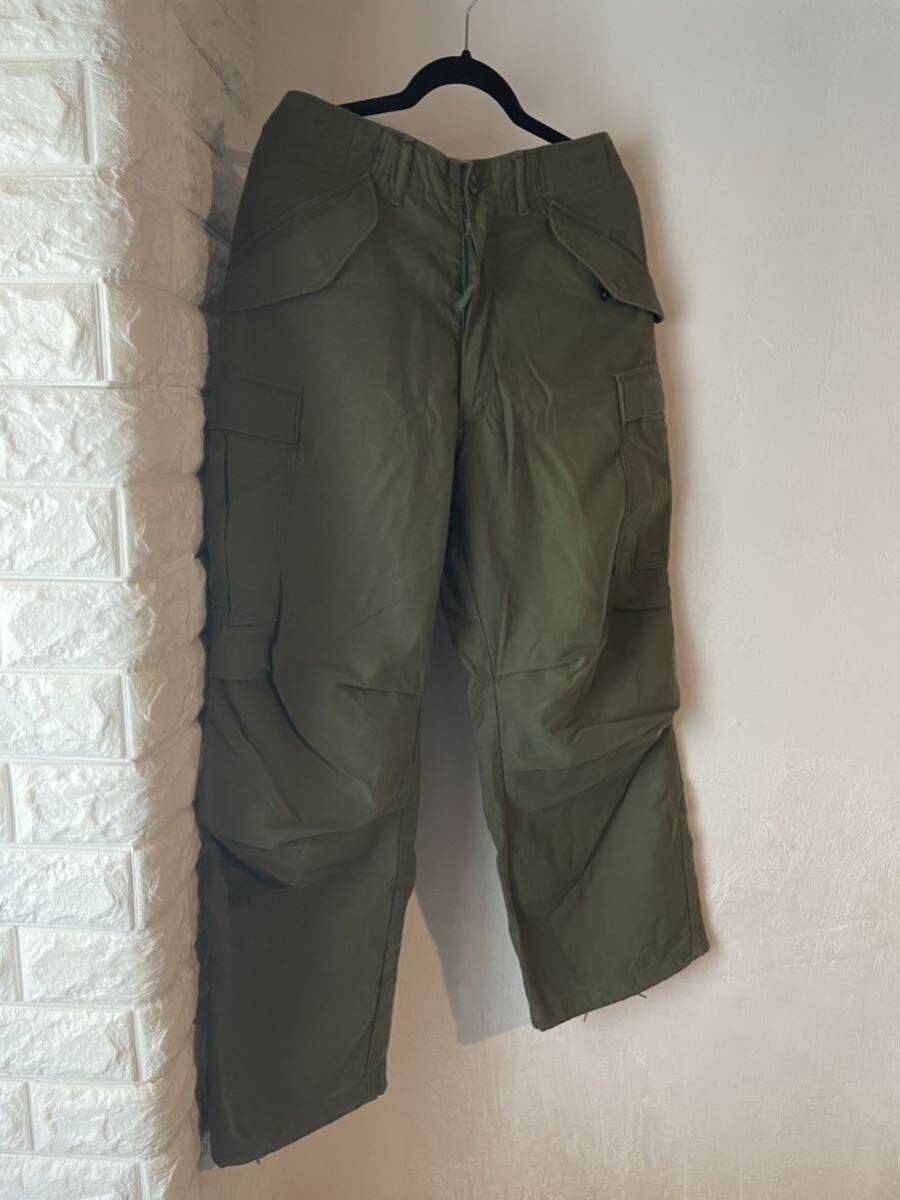 激レア 米軍 実物 m65 フィールド かーカーゴパンツ レーヨン混 検索 ヴィンテージ USA us army リーバイスold 70s 60s y2k 大戦拍卖