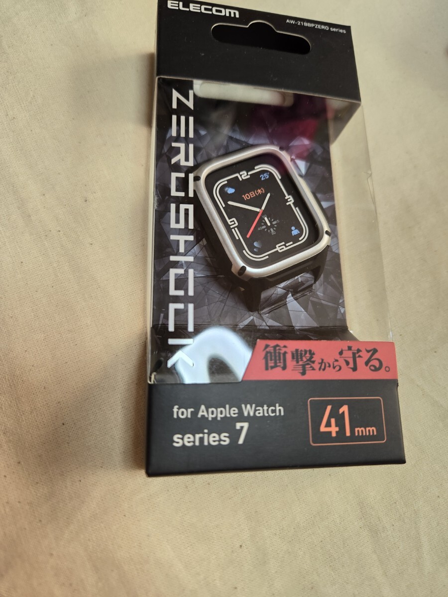 Apple Watch Series7 41mm 307 シルバー ゼロショック拍卖