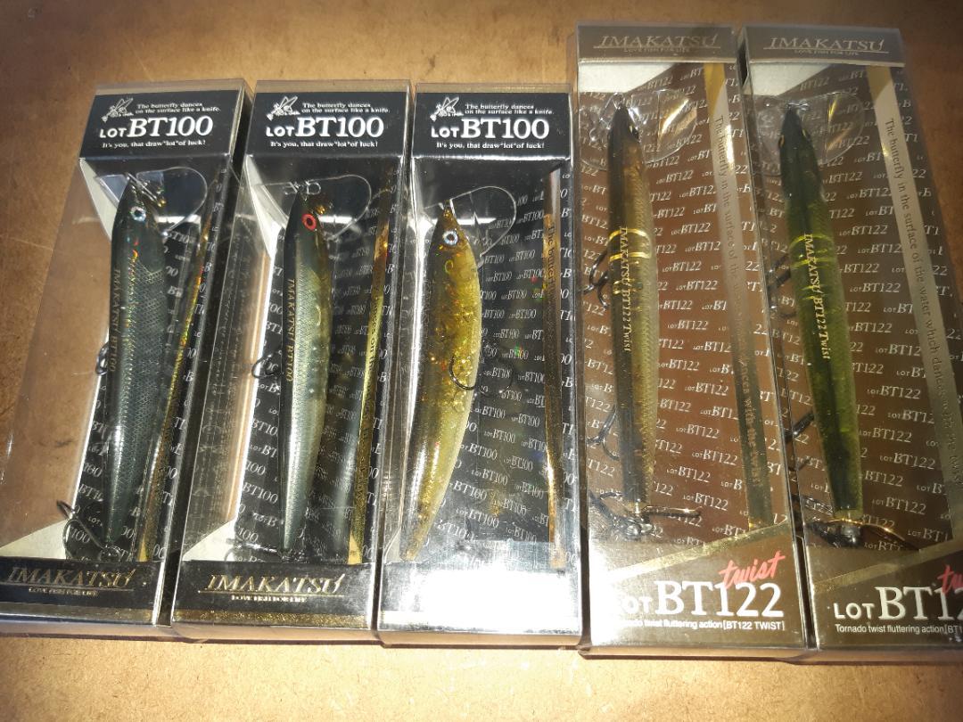 イマカツ ロットBT 100 122ツイスト 5個セット 未使用新品 スイッシャー ノイジー ポッパー 今江克隆拍卖