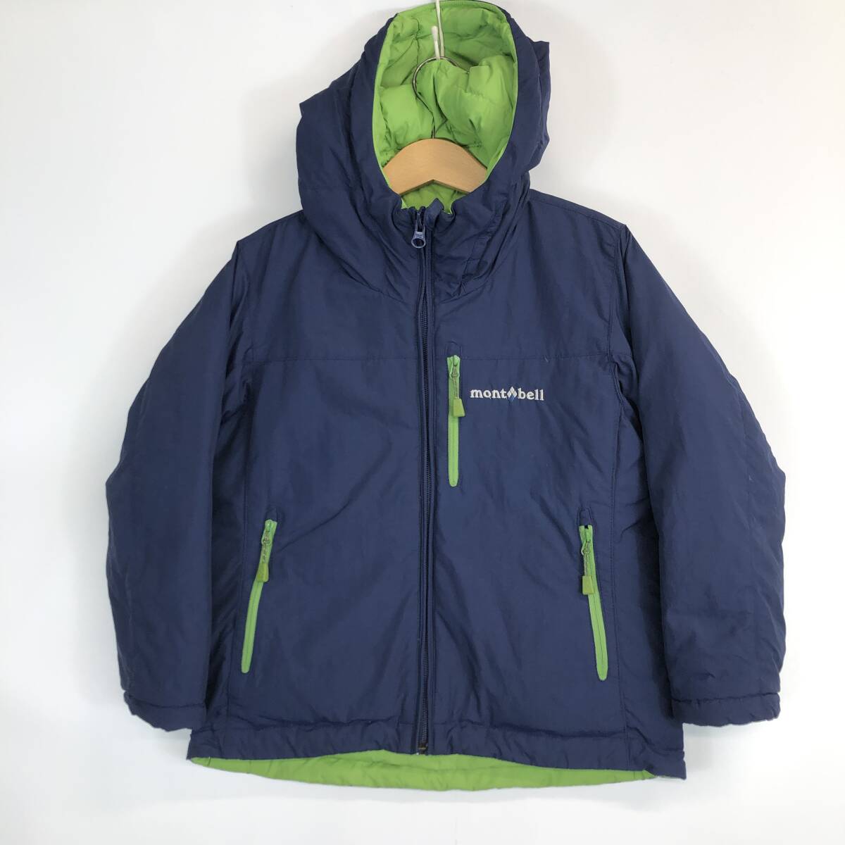 モンベル mont-bell コロラドパーカ Kid's 110サイズ 1101555 ダウンパーカー リバーシブル拍卖