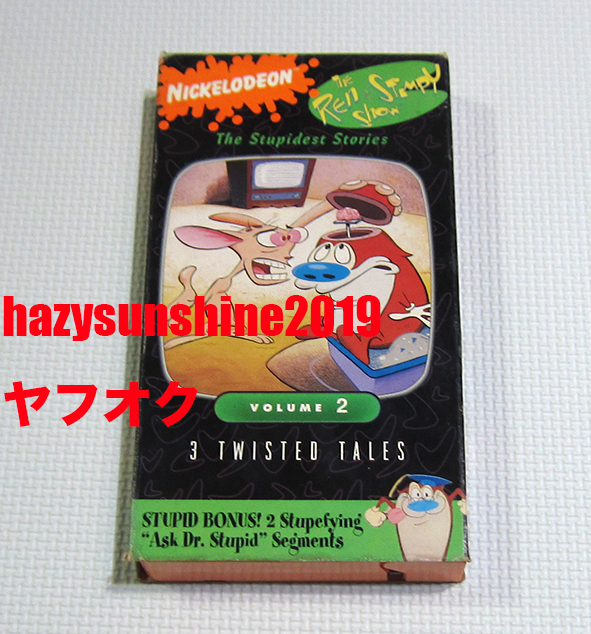 レン&スティンピー REN & STIMPY VHS VIDEO ビデオ THE STUPIDEST STORIES VOL.2 ニコロデオン NICKELODEON拍卖