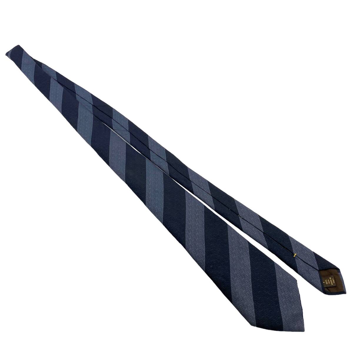 ■LOUIS VUITTON ルイヴィトン ネクタイ ロゴ ストライプ USED■拍卖