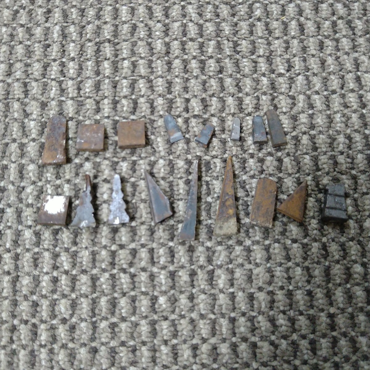 ジャンク品/長期保管品/レア品/中古品/メーカー不明/クサビ/サイズ、形いろいろ拍卖