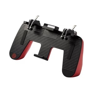 ■ELECOM スマートフォン 用 ゲーミング グリップ 4ボタン ゲームアクセサリ グリップ 4ボタン レッド P-GMGD4B01RD拍卖