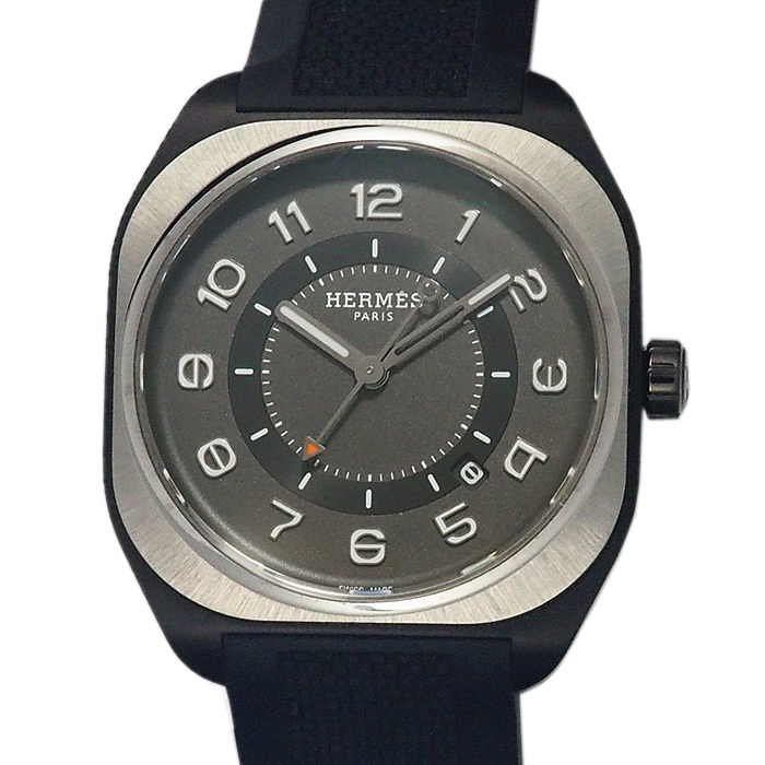 清水屋《送料無料》 エルメス H08 39mm SP1.741a W049428WW00 自動巻拍卖