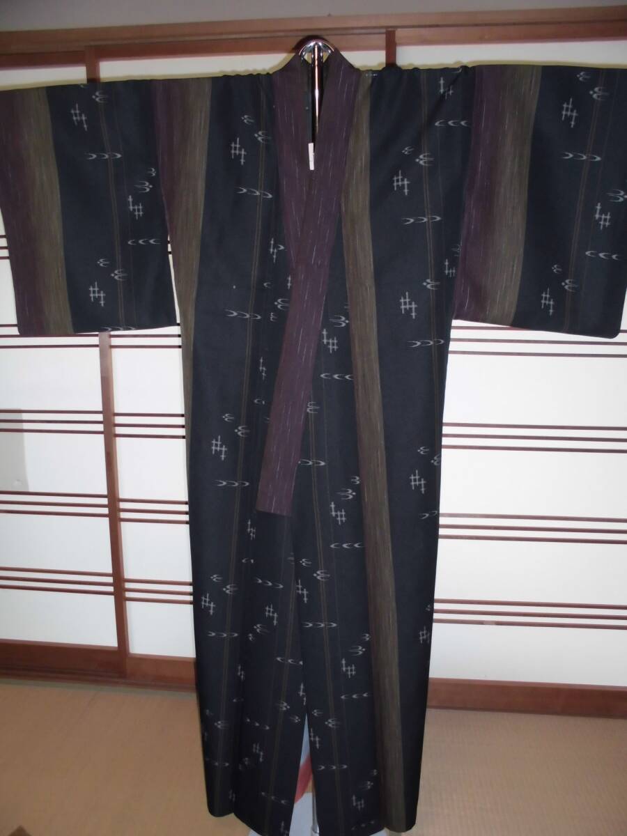 単衣小紋(胴抜き仕立て)拍卖