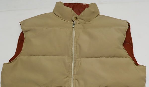 VE80ウイリアムバリーWILLIAM BARRYアメリカ古着アメリカ製ダウンベストLアウトドアベスト80'Sビンテージ/ナイロンベスト/オールド&レトロ拍卖