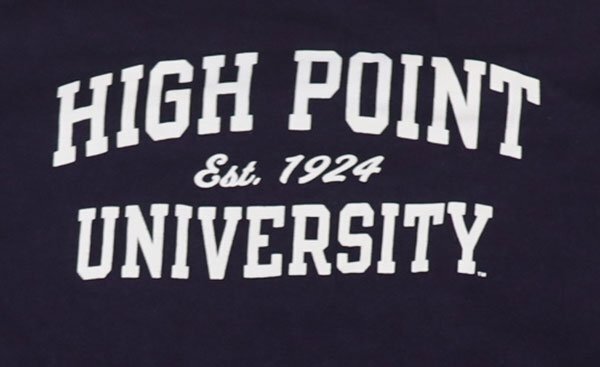 SW45チャンピオンCHAMPIONアメリカ古着カレッジスウェットXLビッグサイズ旧タグHIGH POINTハイポイント大学トレーナー青紫系オールド拍卖