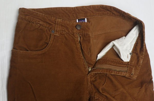 DP56パタゴニアPATAGONIAアメリカ古着コーデュロイパンツW30オーガニックコットン赤茶系デニムパンツ/アウトドア/オールド&レトロスタイル拍卖
