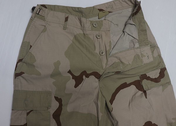 MP86米軍実物ARMYアメリカ古着デザートカモ柄ACUコンバットパンツ3CカーゴパンツM迷彩ミリタリーパンツ90’SビンテージTROUSERSリップスト拍卖
