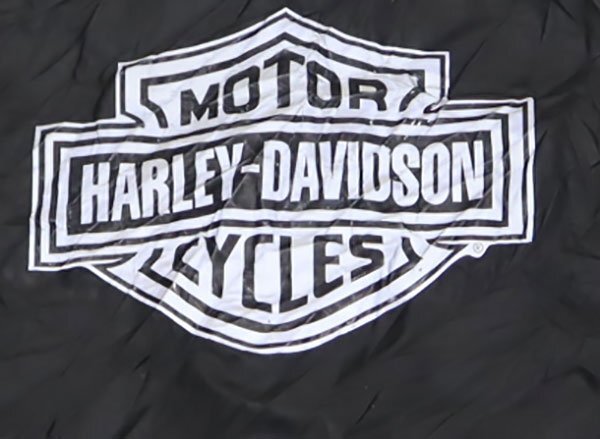 NJ2ハーレーダビッドソンHARLEY-DAVIDSONアメリカ古着レーシングXLビッグサイズ黒系ナイロンジャケット/ゴム引/レインコート/ライダース拍卖
