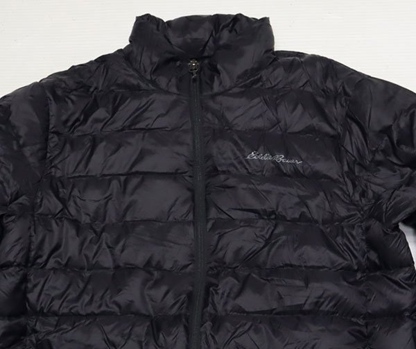 NJ68エディバウアーEDDIEBAUERアメリカ古着ダウンジャケットXLビッグサイズ黒系ナイロンジャケット/アウトドアジャケット/オールド&レトロ拍卖