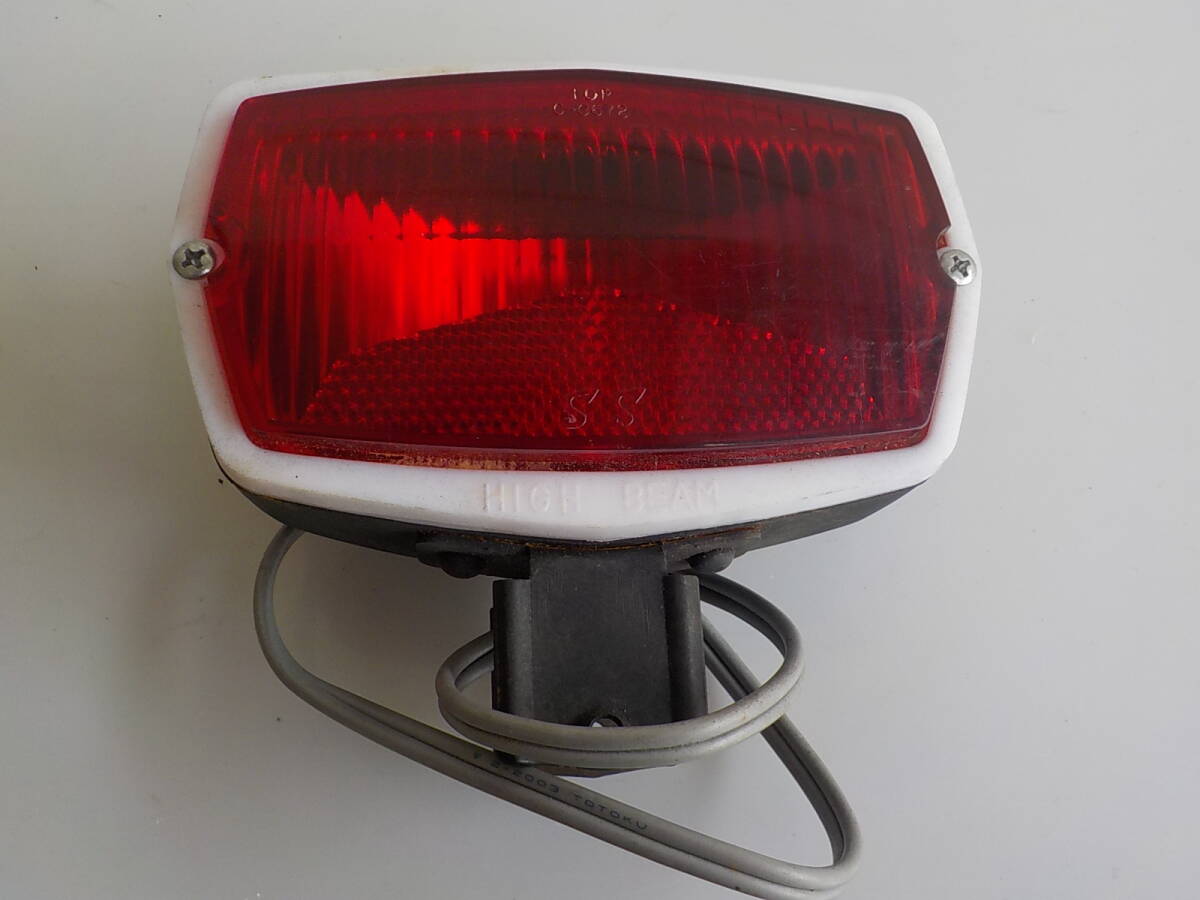 旧車 SS製 HIGH BEAM カラーランプ 赤 昭和 レトロ オートアクセサリー拍卖