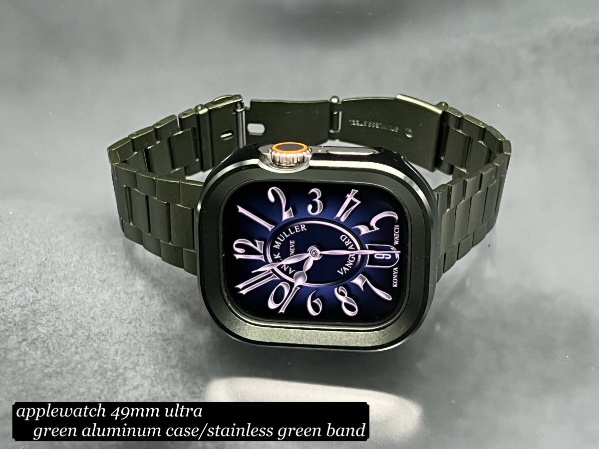49mm 49ミリ ウルトラ アップルウォッチ アルミニウム ケース カバー ワイド ラバー ベルト バックル ultra Apple Watch拍卖