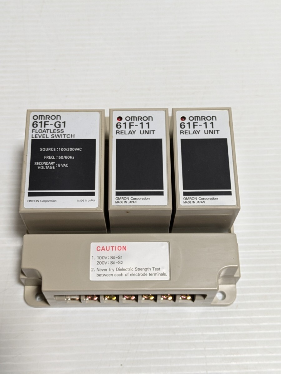 オムロン フロートなしスイッチ(ベースタイプ) 61F-G1 61F-11 61F-11 100/200VAC 50/60HZ 日本製品拍卖