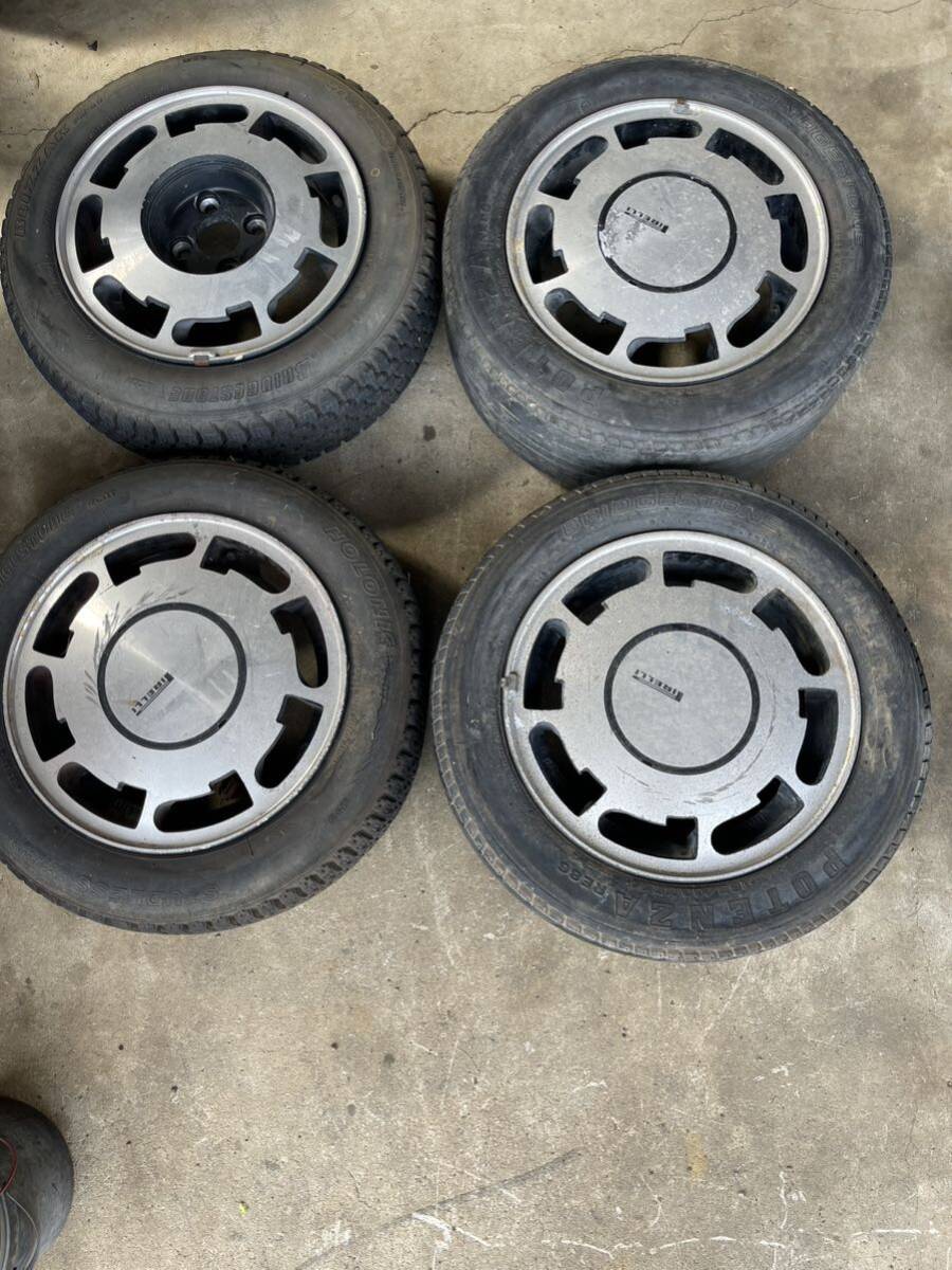 1014 PIRELLI P SLOT ピレリPスロ ゴルフ1 ゴルフ 2 GOLF1 GOLF2 GTI VW純正14インチ 6J OFF33 オフセット33 PCD100 4H 純正OP?4本セット拍卖
