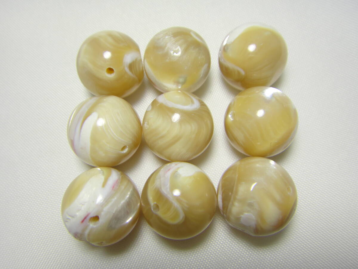 天然石 マザーオブパール 約11.8~12㎜玉 9個セット G802拍卖