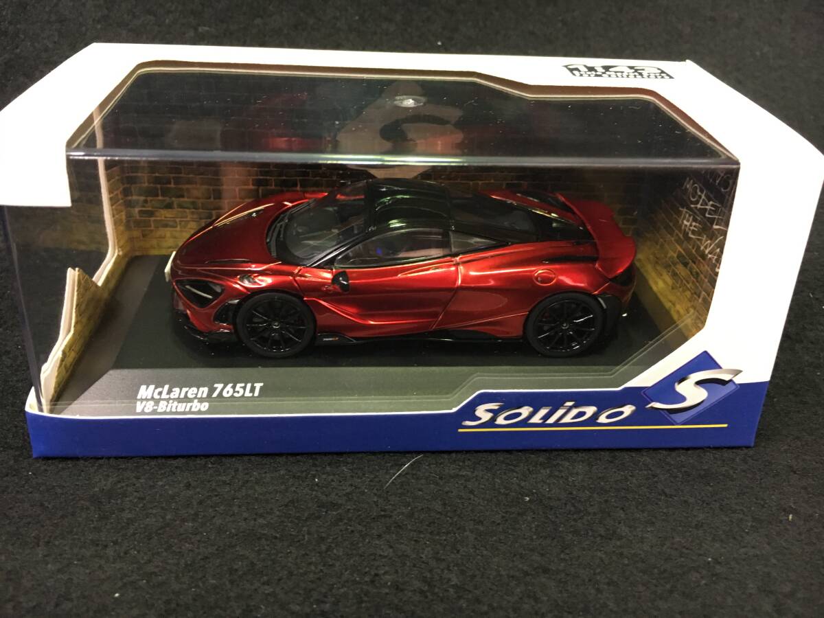 ▲S4311908●ソリド 1/43 マクラーレン 765LT 2020 レッド拍卖