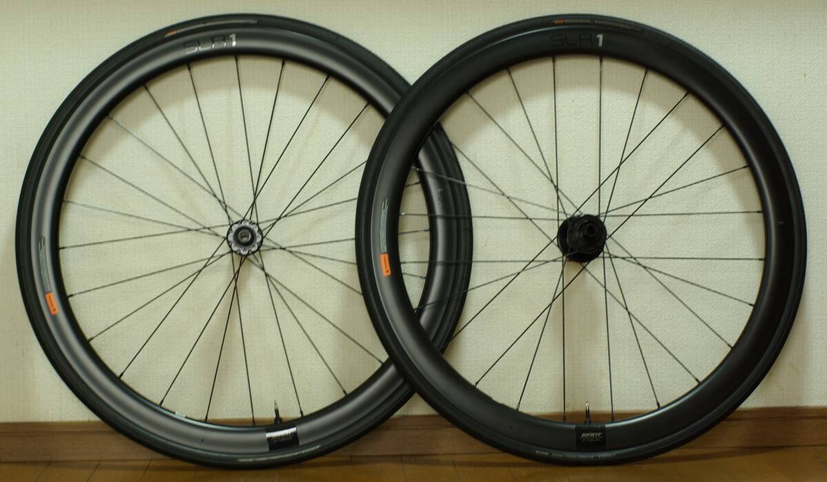GIANT SLR1 42 DISC シマノ 11S/12S カーボン チューブレス ホイール前後拍卖