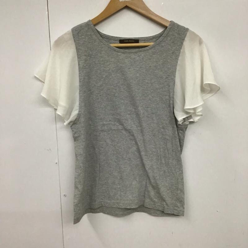 CIAOPANIC 表記無し チャオパニック カットソー 半袖 袖切替プルオーバー Cut and Sewn 灰 / グレー / X 白 / ホワイト / 10072756拍卖