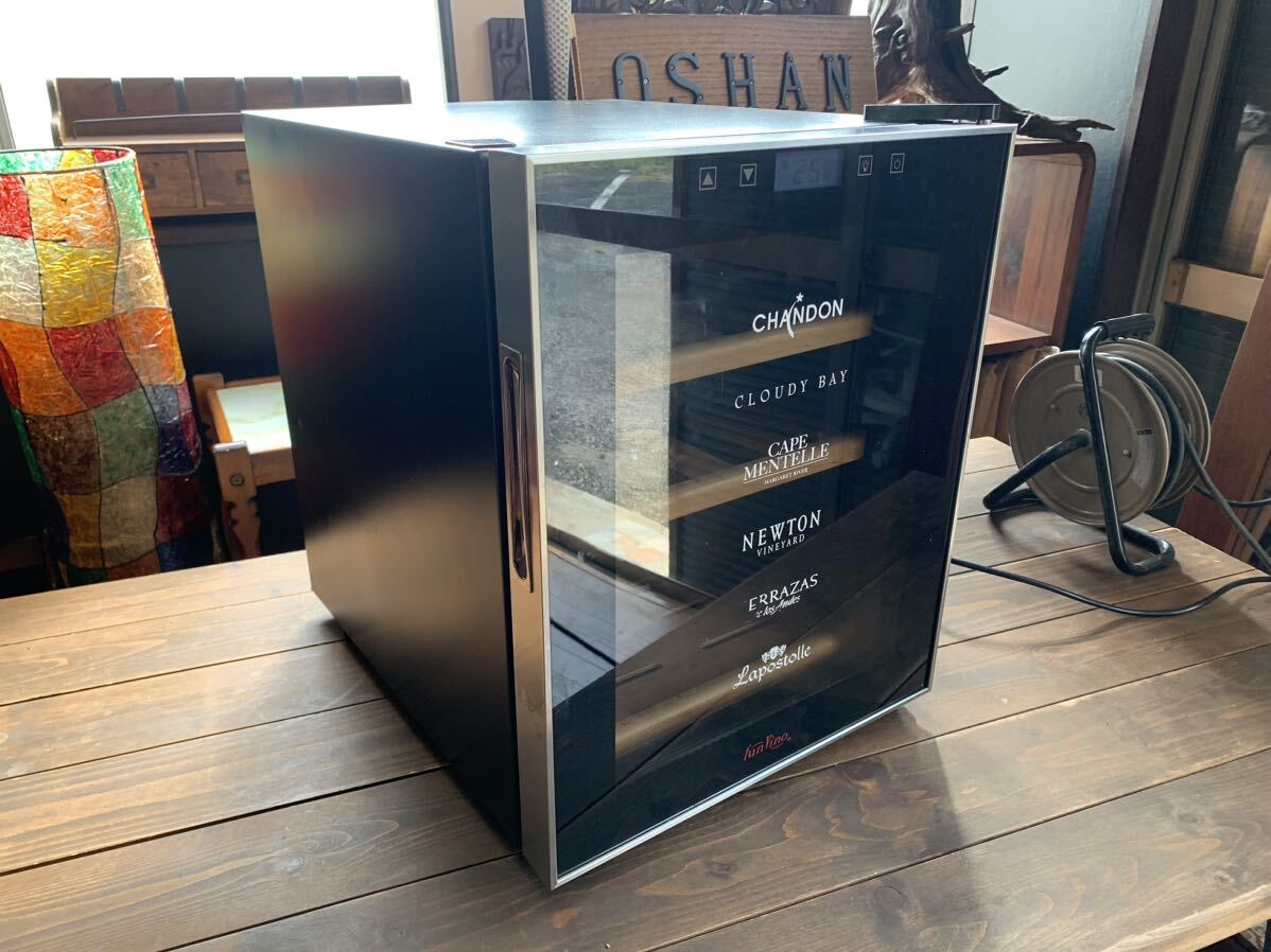 R557-0928★fun vino ファンヴィーノ12 sw-12 ワインセラー 左取手 12本用 ブラック バー 居酒屋 厨房機器拍卖