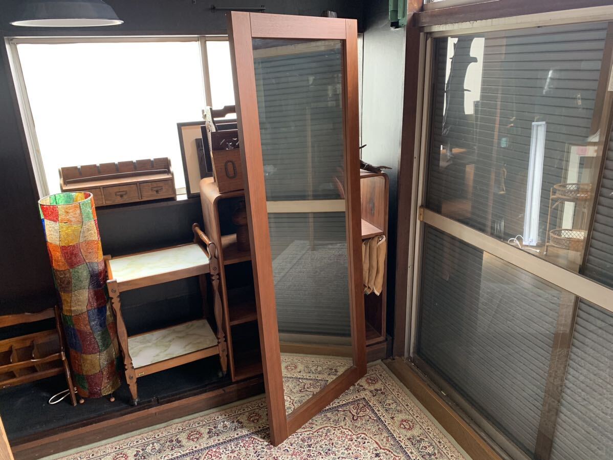 R560-0928★天然木 全身ミラー 姿見 壁掛け インテリア 家具 新生活 スタンダード おしゃれ拍卖