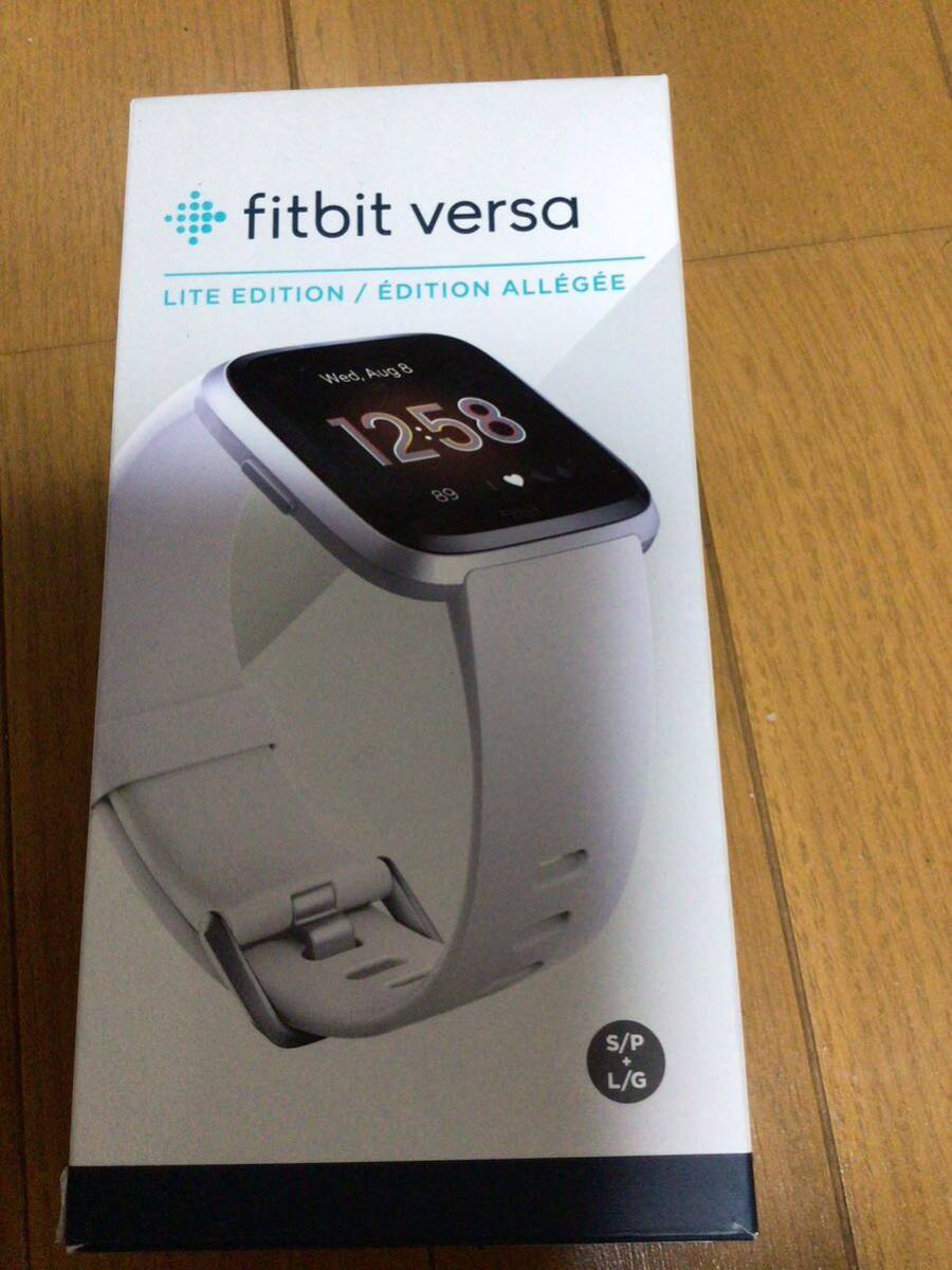 fitbit Versa Lite Edition フィットビット ライトエディション スマートウォッチ LITE ALLEGEE ホワイト 中古 美品 FB415SRWT-FRCJK拍卖