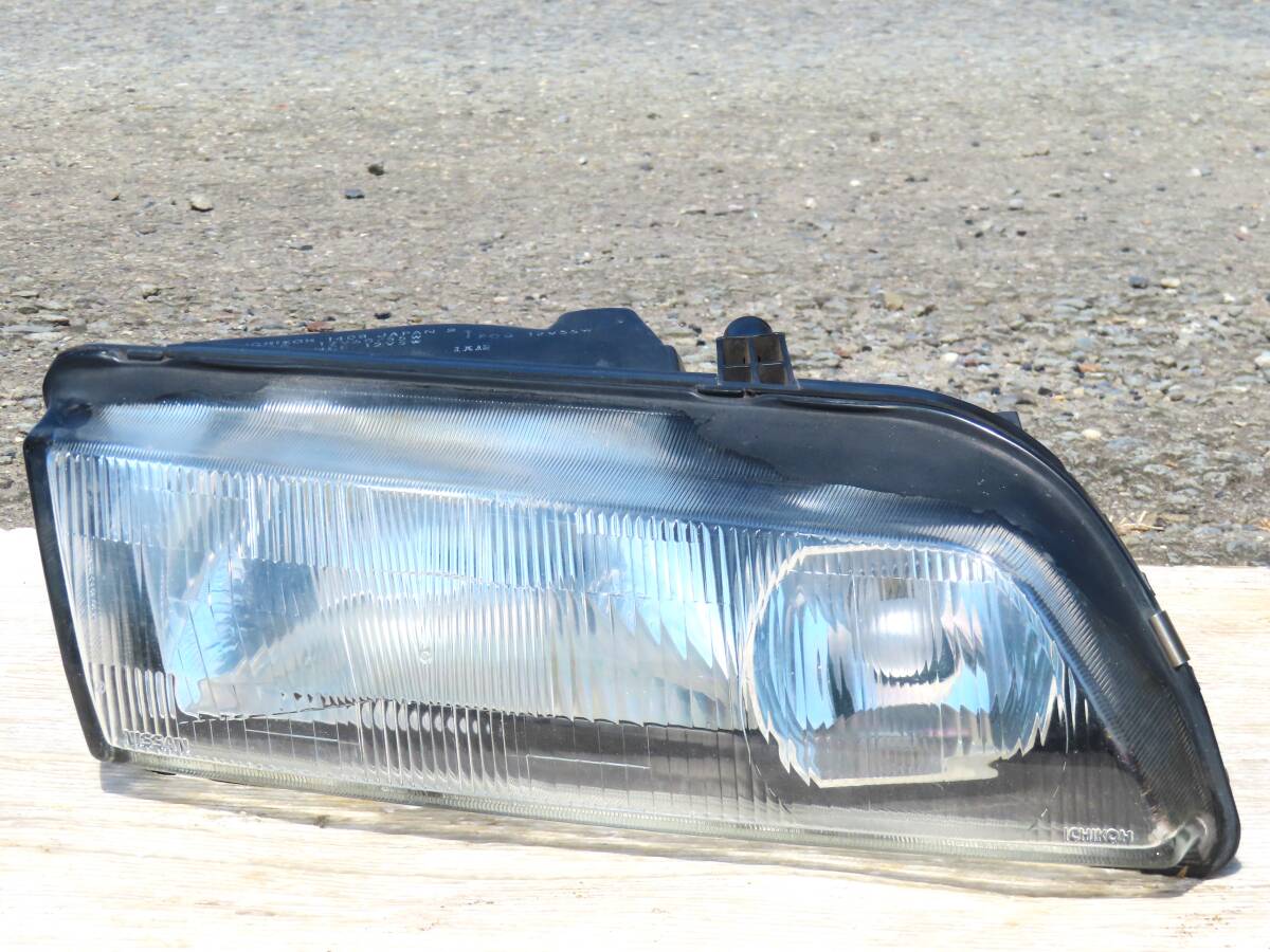 当時物 希少 旧車 NISSAN skyline R32 ER32 HCR32 HR32 BNR32 GT-R GTS スカイライン N1 角目 純正 右側 ヘッドライト / ICHIKOH 1408拍卖