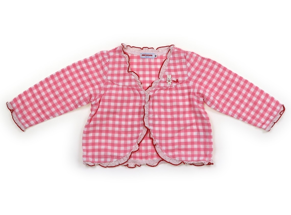 ミキハウス miki HOUSE カーディガン 90サイズ 女の子 子供服 ベビー服 キッズ拍卖