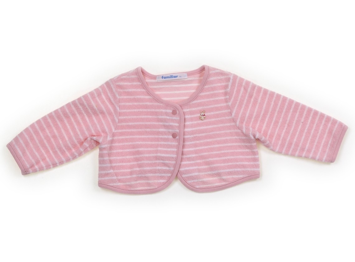 ファミリア familiar カーディガン 70サイズ 女の子 子供服 ベビー服 キッズ拍卖