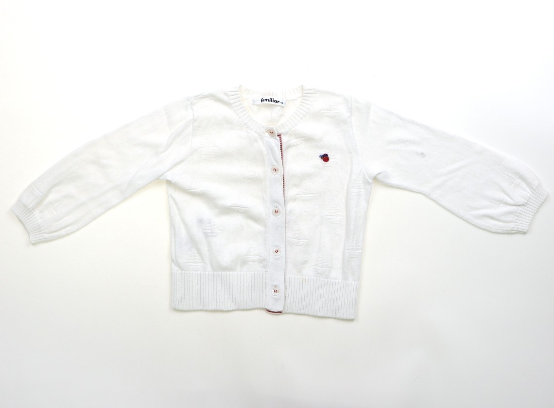 ファミリア familiar カーディガン 90サイズ 女の子 子供服 ベビー服 キッズ拍卖