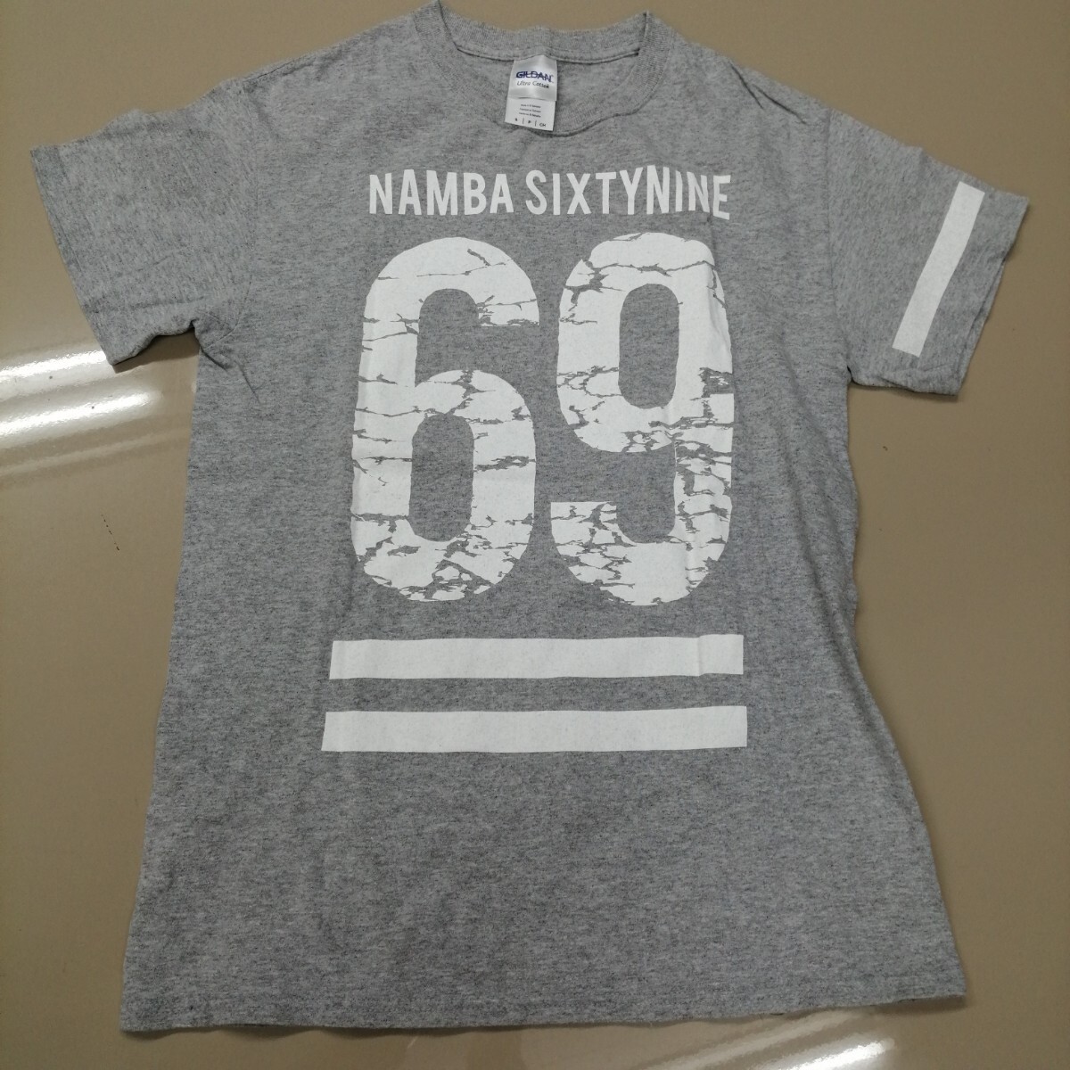 D09 バンドTシャツ 難波章浩 NAMBA 69 ロゴT 杢グレー ハイスタンダード ハイスタ Hi-STANDARD拍卖