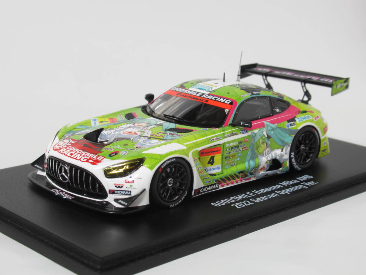 1/43 グッドスマイル 初音ミク AMG #4 開幕戦 Ver. スーパーGT GT300 2022拍卖
