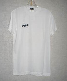 バレーボール アシックス Tシャツ 限定 XW693S asics 排球爆打ちスパイカーシャツ 白ホワイト Sサイズ asics 新品 レトロ '拍卖