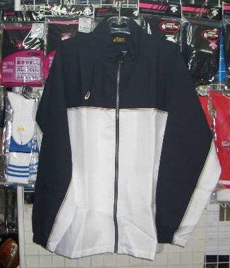 在庫処分 アシックス XG115Sクロスシャツ 白×黒 ホワイト×ブラック Lサイズ asics 新品 レトロ 即決価格*拍卖