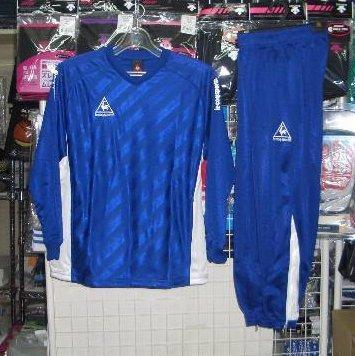 かっこいい ルコック ジュニアジャージ 上下青 ブルー150cm le coq キッズ 子供 新品 レトロ 即決/拍卖