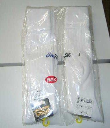 お買い得 アシックス ストッキング2足組白 ホワイト21~23cm asics 新品 レトロ /拍卖