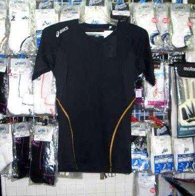 アシックス XS6531高機能半袖インナー黒 ブラック Oサイズ 大きいサイズ asics 新品 レトロ 即決価格/拍卖