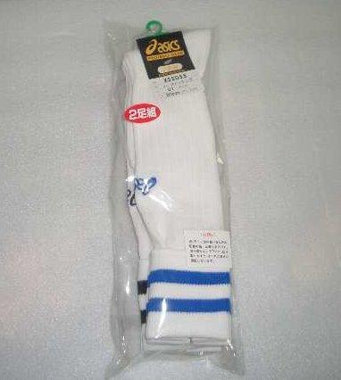 お買い得 アシックス JRストッキング2足組19~21cm asics 新品 レトロ /拍卖