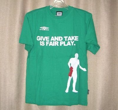 わけありUCS5745かっこいい アンブロ デザインTシャツKLY Oサイズ 大きいサイズ umbro 新品 レトロ 少し汚れ有り 即決/拍卖