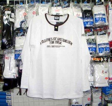 アンブロ フットサルワッフルボタン長袖シャツ白 ホワイトMサイズ umbro 新品 レトロ 即決/拍卖