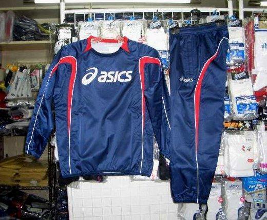 人気 アシックス JR裏付きピステ 上下ネイビー130cm ジュニア キッズ 子供 asics 新品 レトロ 即決/拍卖