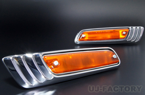 【即納】汎用サイドマーカー/ウインカー オレンジ(アンバー) 12V(ビッグスクーター等)拍卖