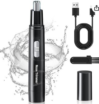 ☆鼻毛カッター 静音 電動式カッター USB充電式 軽量 コンパクト 水洗い可 はな毛カッター メンズ レディース 男女兼用 掃除用ブラシ付拍卖