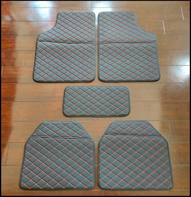 ★チェックフロアマット BENZベンツ X204 GLK W166 Mクラス X166 GL X167 GLS ビアノ 足マット フロアーマット 汎用拍卖