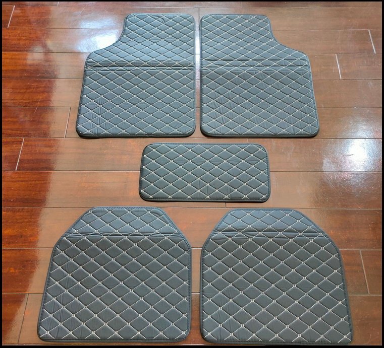 ★チェックフロアマット MINI R50 R52 R53 ワン クーパー クーパーS コンバーチブル 足マット フロアーマット 汎用拍卖