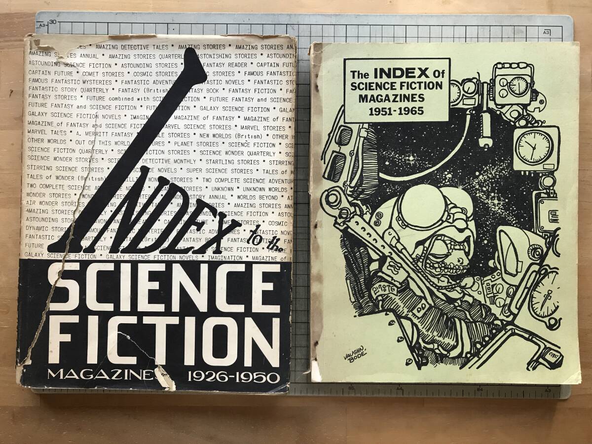 『INDEX to the SCIENCE FICTION MAGAZINES 1926-1950』『The INDEX of SCIENCE FICTION MAGAZINES 1951-1965』2冊セット 1952/1968 00006拍卖